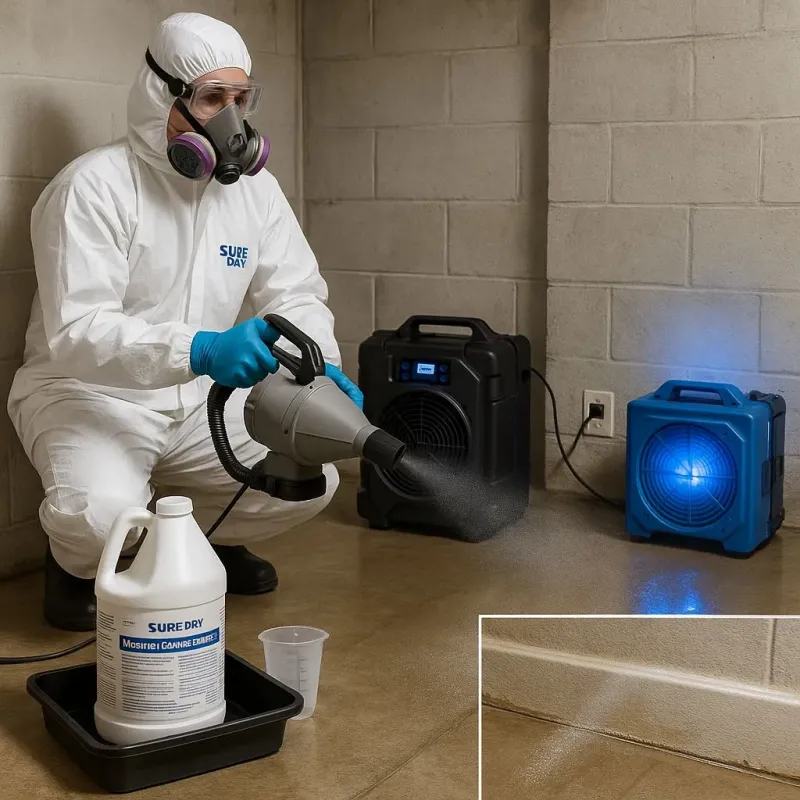 Sanitization and Odor Removal process in Bland County, VA